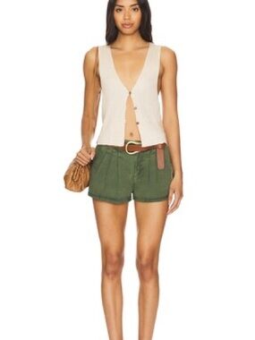 Free People x REVOLVE Nora Mini Trouser Short in Garden Snake Size 10